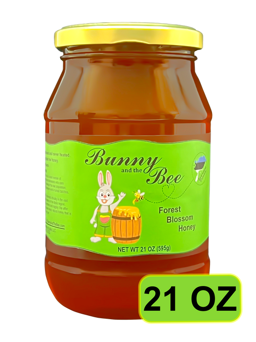 Forest Blossom Honey - 21oz - Bunny And The Bee - Raw Natural Honey