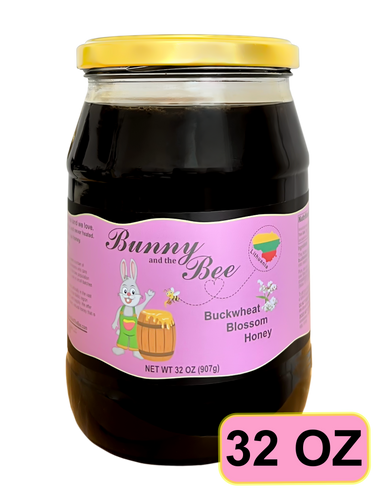 Buckwheat Blossom Honey - 32oz - Bunny And The Bee - Raw Natural Honey